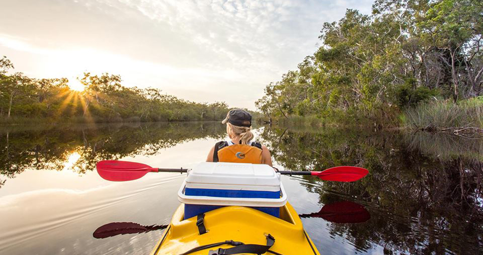 Noosa Everglades Self Guided Kayak Tour With Kanu Kapers Australia